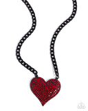 Affectionate Action Red ✧ Heart Necklace