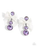 Genteel Glam Purple ✧ Post Earrings