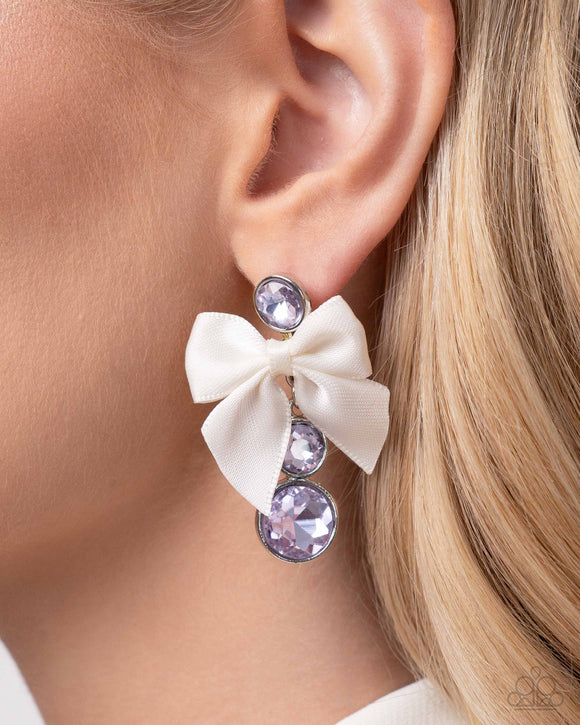 Genteel Glam Purple ✧ Post Earrings