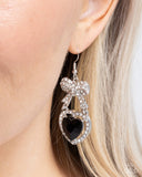 Adorable Allure Black ✧ Heart Earrings