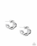 Twisted Talent Silver ✧ Hoop Earrings