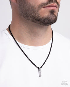 Black,Favorite,Men's Necklace,Urban Necklace,Roman Rebel Black ✧ Necklace