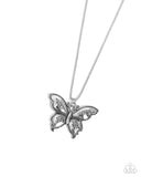 Aerial Attraction Silver ✧ Butterfly Necklace