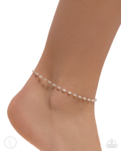 Anklet,White,Pearl Purpose White ✧ Anklet