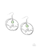 Picturesque Scene Green ✧ Cat's Eye Earrings