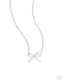 Bridesmaid Bow Pink ✧ Necklace