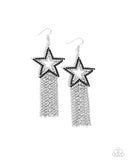 Sunset Superstar Black ✧ Star Earrings