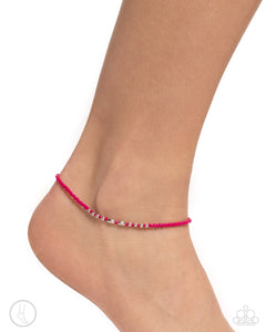 Anklet,Favorite,Pink,Basic Brightness Pink ✧ Anklet