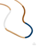 Patterned Pageantry Blue ✧ Necklace