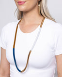Patterned Pageantry Blue ✧ Necklace