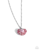 Best Of My Heart Pink ✧ Iridescent Heart Necklace