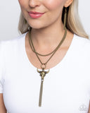 Layered Longhorn Brass ✧ Necklace