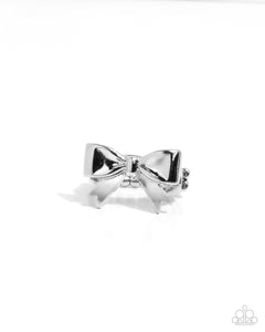 Favorite,New,Ring Skinny Back,Silver,Becoming Brilliant Silver ✧ Bow Ring