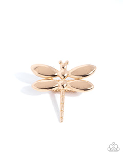 Dragonfly,Favorite,Gold,Ring Wide Back,Durable Dragonfly Gold ✧ Ring