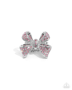 Favorite,Pink,Ring Wide Back,Sweetheart Souvenir Pink ✧ Bow Ring