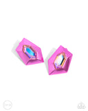 Dauntless Detail Pink ✧ Clip-On Earrings