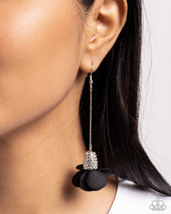 Black,Earrings Fish Hook,Drop Dead Dazzle Black ✧ Earrings