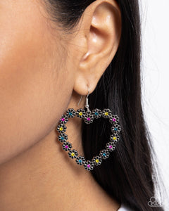 Black,Earrings Fish Hook,Hearts,Multi-Colored,Valentine's Day,Beautiful Take Black ✧ Heart Earrings