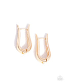 Malibu On My Mind Gold ✧ Hinged Hoop Earrings