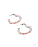 Vocally Vintage Orange ✧ Heart Hoop Earrings