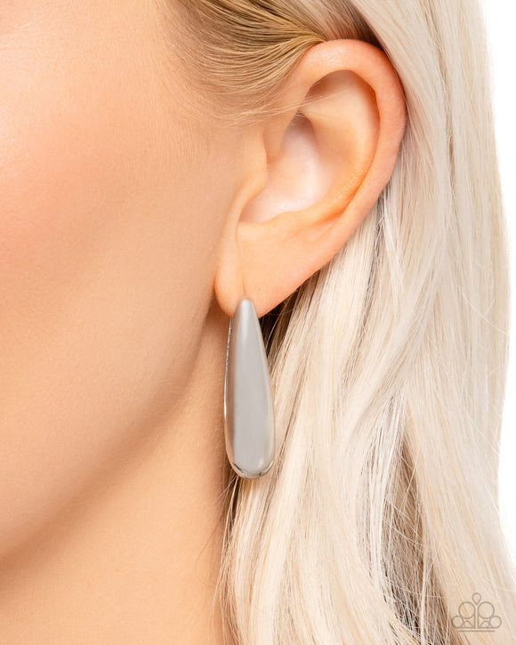 Eloquent Estate Silver ✧ Hinge Hoop Earrings