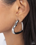Local Attraction Silver ✧ Heart Hoop Earrings