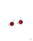 Logical Light Red ✧ Post Earrings