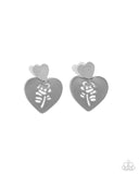 Showstopping Silhouette Silver ✧ Heart Post Earrings