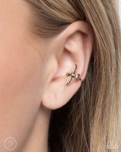 Earrings Ear Cuff,Gold,New,Soaring Sparrow Gold ✧ Cuff Earrings