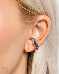 Earrings Ear Cuff,Gold,Multi-Colored,Adorable Assortment Gold ✧ Cuff Earrings