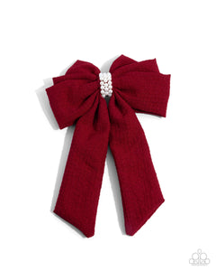 Hair Bow,Hair Clip,Red,Love of Mine Red ✧ Hair Bow Clip