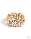 Secure Shimmer Gold ✧ Stretch Bracelet