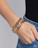 Secure Shimmer Gold ✧ Stretch Bracelet