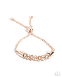 Serious Sentiment Rose Gold ✧ Sliding Bead Bracelet