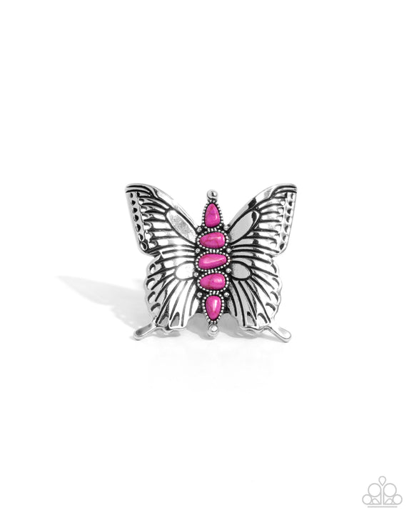 Brash Butterfly Pink ✧ Ring