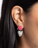 Girly Grade Pink ✧ Heart Post Earrings