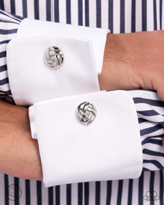 Cuff Link,Favorite,Silver,Textured Thief Silver ✧ Cuff Link