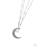 Crescent Charm Pink ✧ Necklace