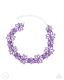 Bouquet Blend Purple ✧ Choker Necklace