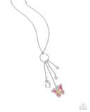 Mariposa Masterpiece Pink ✧ Butterfly Lanyard Necklace