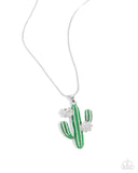 Carefree Cactus Green ✧ Necklace