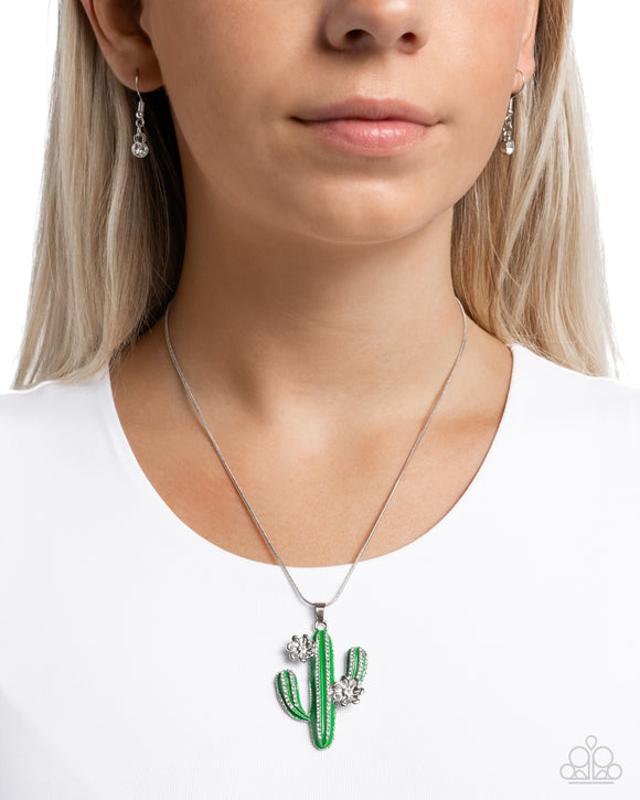 Carefree Cactus Green ✧ Necklace