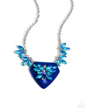 Scintillating Shield Blue ✧ Opalescent Necklace