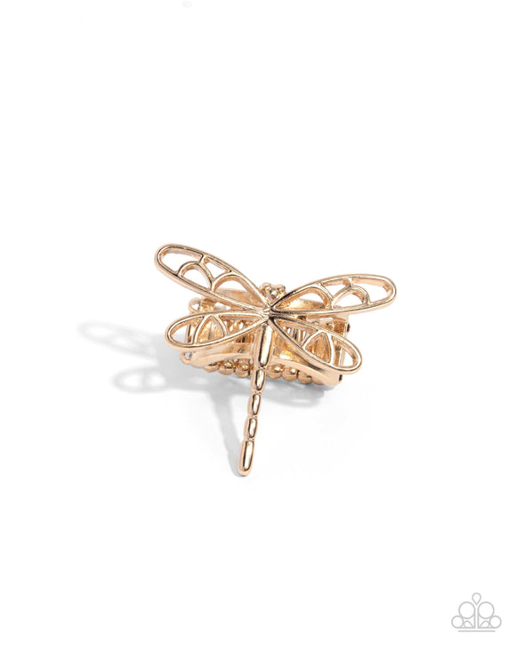 Dragonfly Depth Gold ✧ Ring