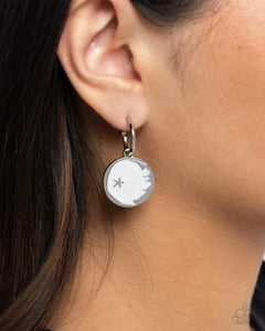 Earrings Hoop,New,Stars,White,South Star White ✧ Hoop Earrings