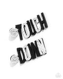 Touchdown Texture Black ✧ Seed Bead Post Earrings Bundle