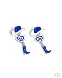 Swing Dance Delight Blue ✧ Post Earrings