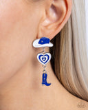 Swing Dance Delight Blue ✧ Post Earrings