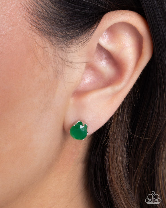 Simply Sublime Green ✧ Post Earrings
