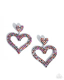 Dazzling Deed Multi ✧ Iridescent Heart Post Earrings